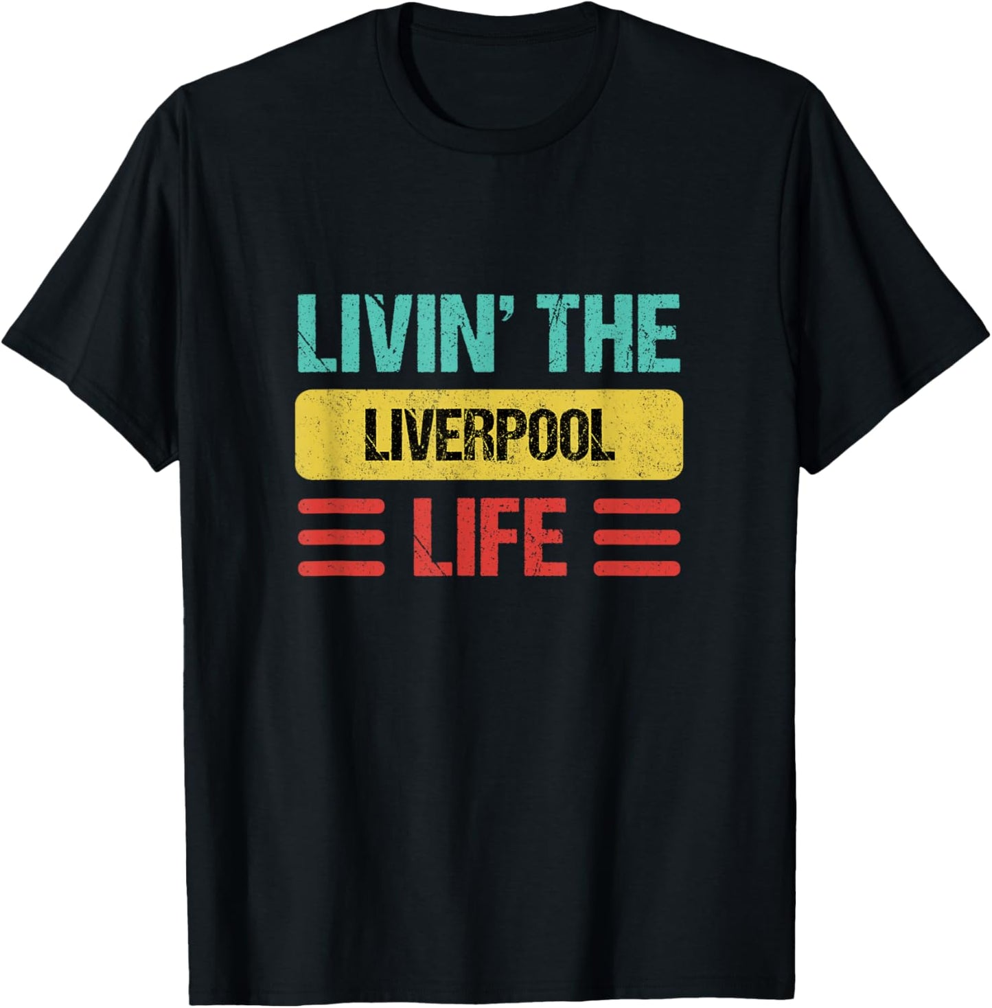 Liverpool England T-Shirt - T-Shirt | Black