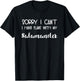 Animal Lover Sorry I Can't I Have Plans with My Salamander T-Shirt - T-Shirt | Black