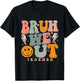 Bruh We Out Happy Last Day Of School Teacher Boy Girl T-Shirt - T-Shirt | Black