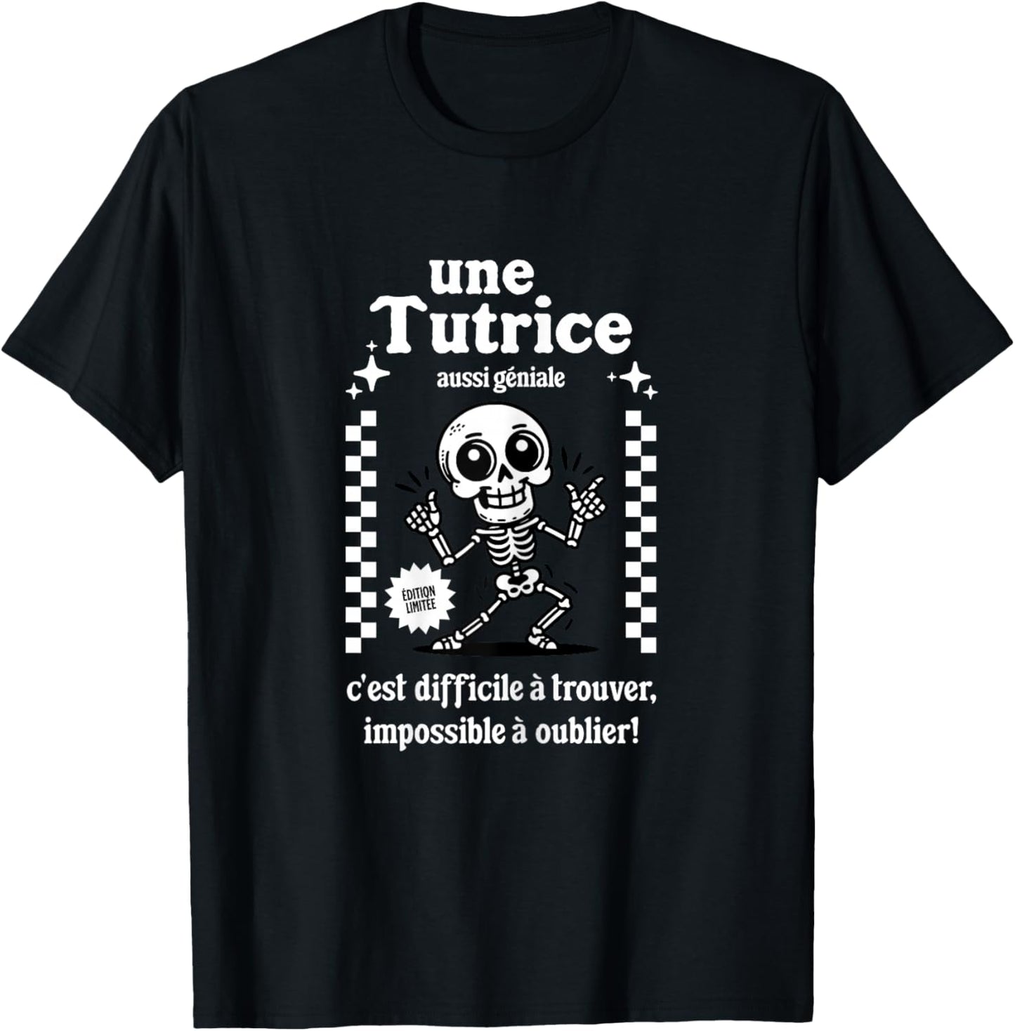 Cadeau Tutrice de Stage Remerciement Tutrice Alternance T-Shirt - T-Shirt | Black
