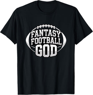Fantasy Football God - Fantasy Football Winner T-Shirt - T-Shirt | Black