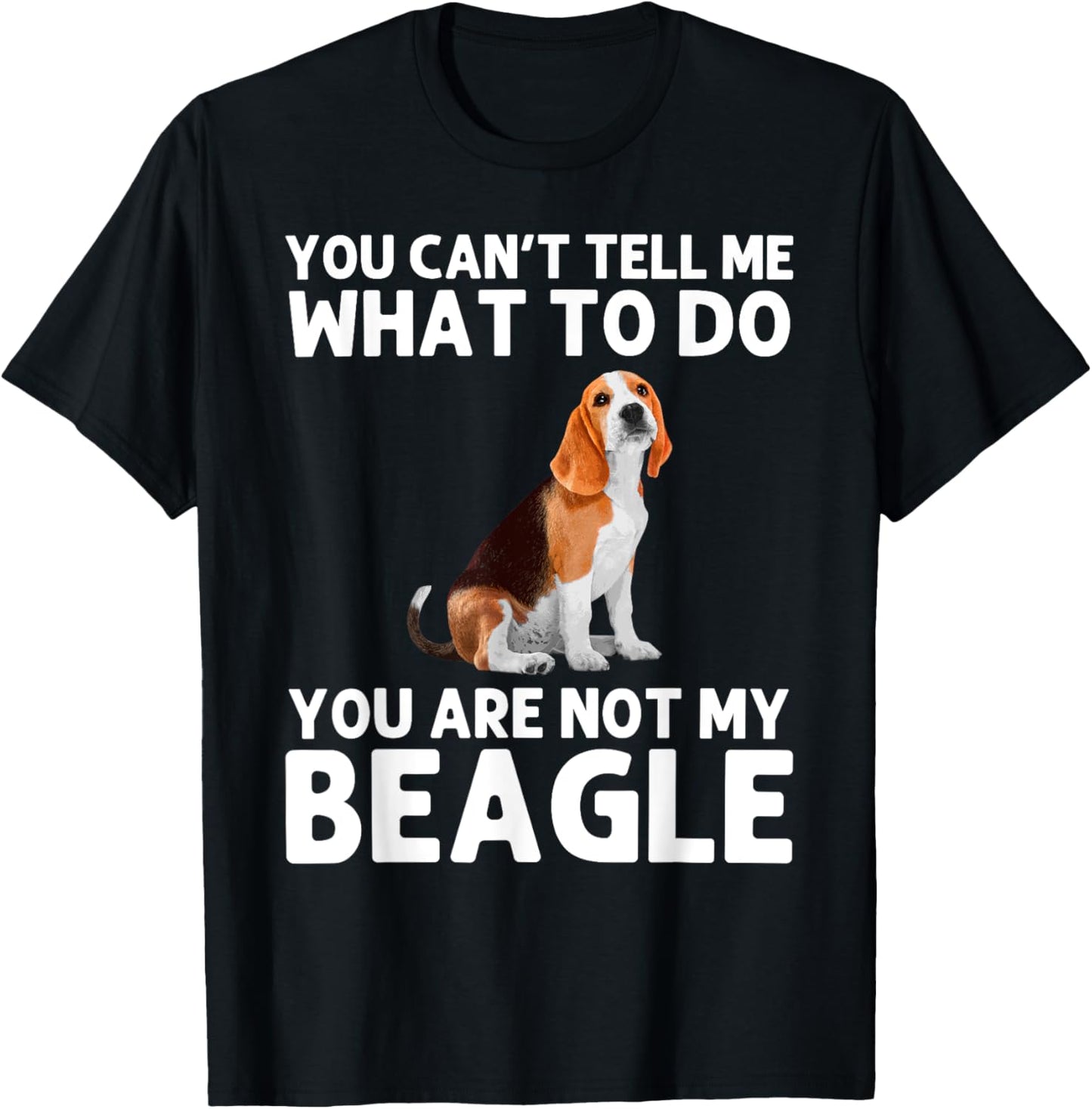 Funny Beagle Design Women Hound Beagle Dog Lovers T-Shirt - T-Shirt | Black