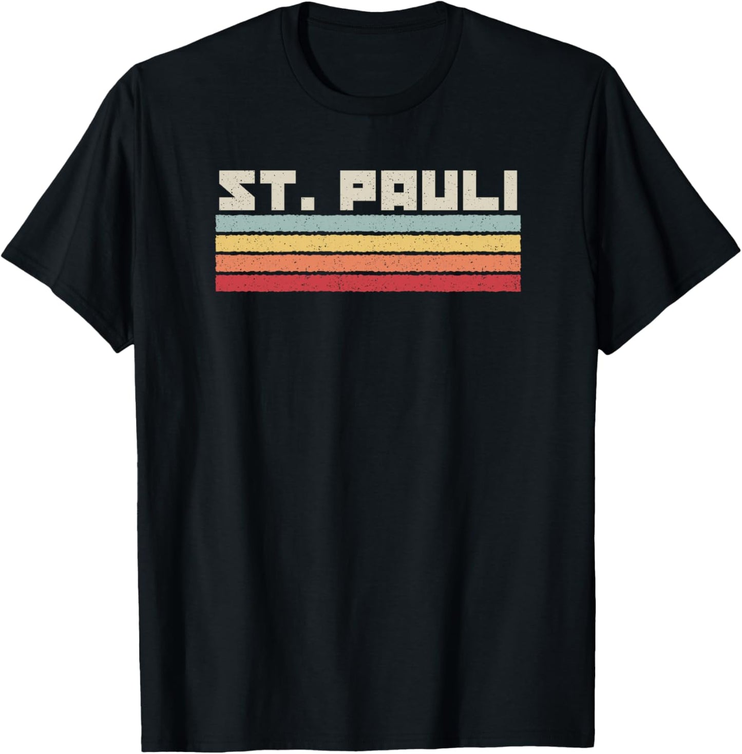 St Paulian Hambourg Nord Allemagne Nord Patrie Haut de Gamme T-Shirt - T-Shirt | Black