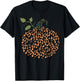 Music Notes Pumpkin Fall Music Teacher Autumn Halloween T-Shirt - T-Shirt | Black