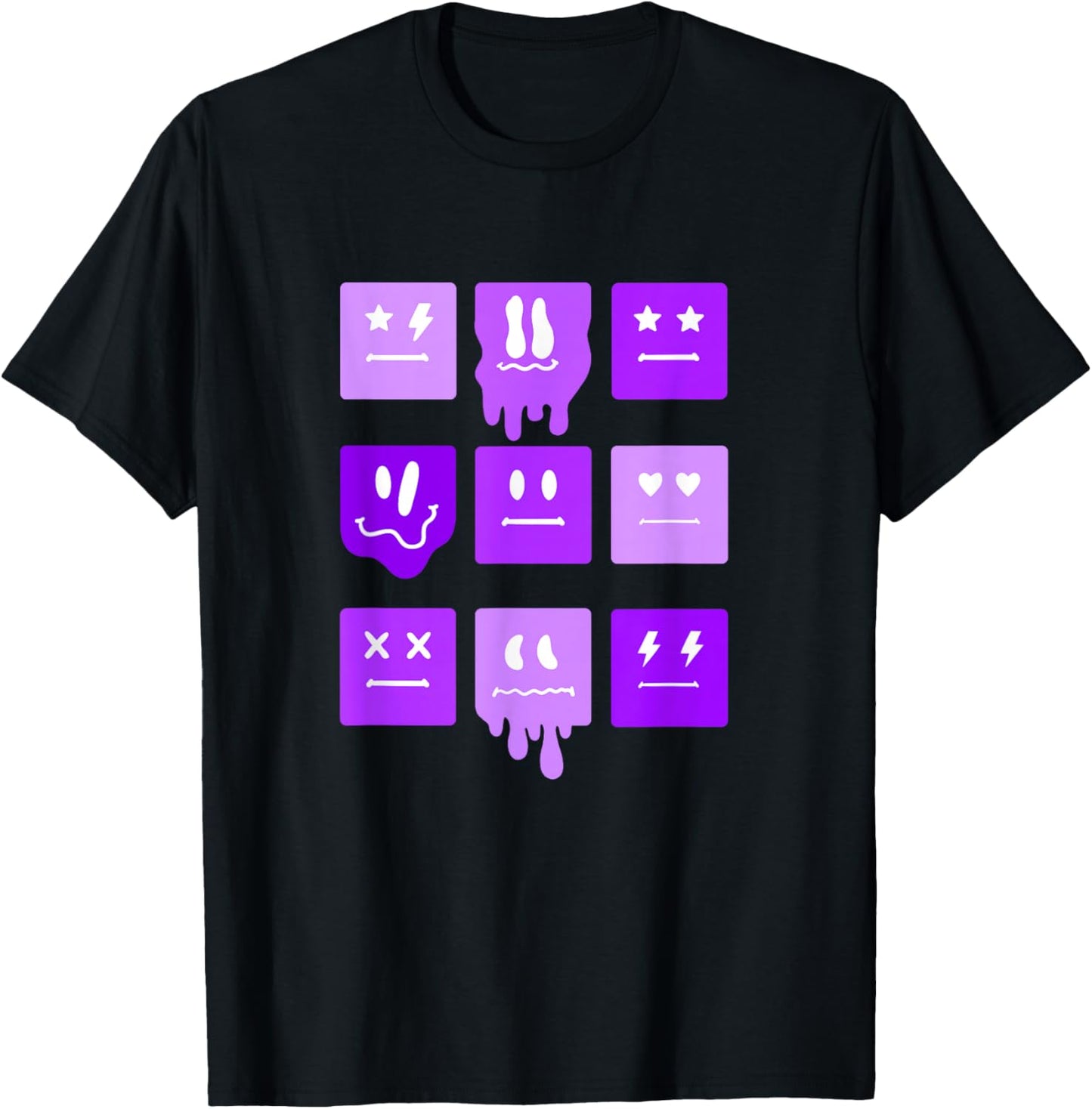 Purple Moods Purple Graphic T-Shirt - T-Shirt | Black