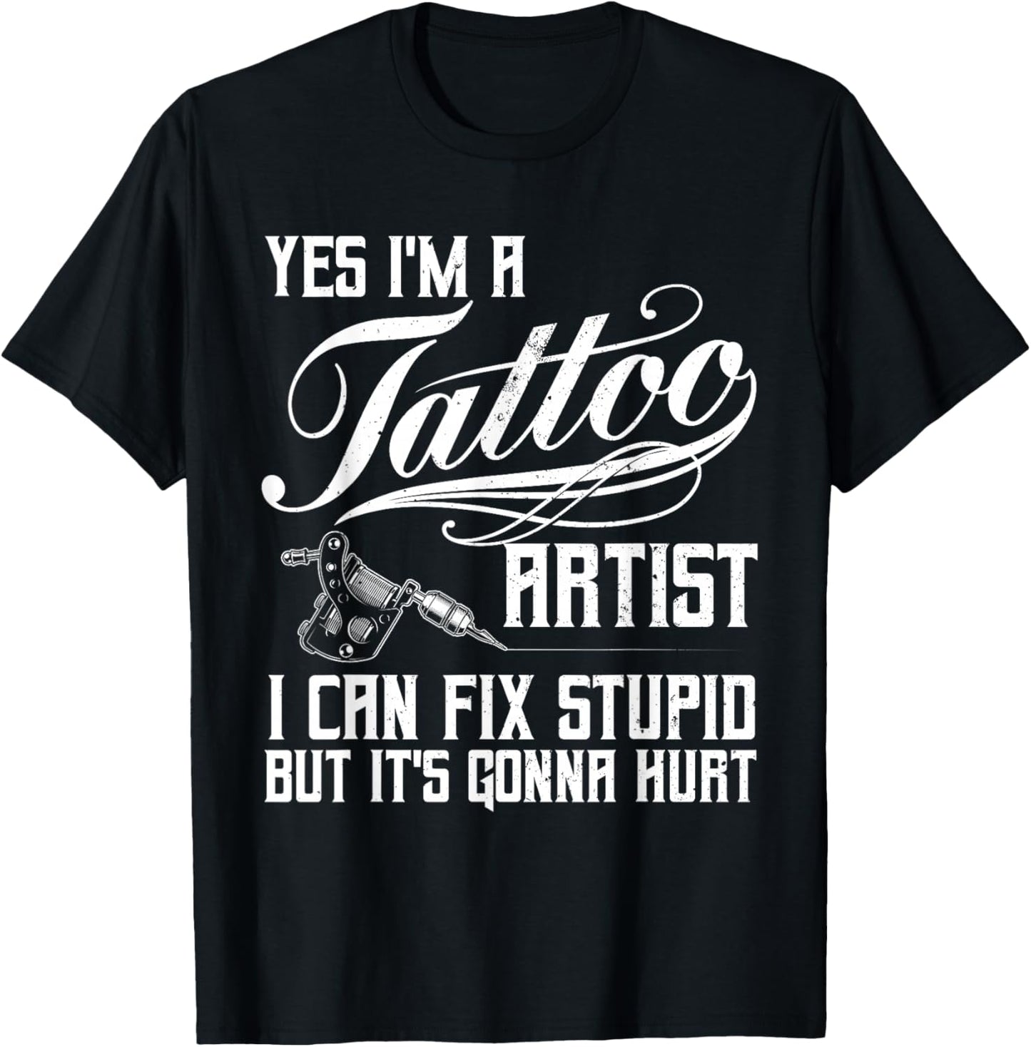 Funny Tattoo Artist Art Women Tattooer Tattoo Artist T-Shirt - T-Shirt | Black