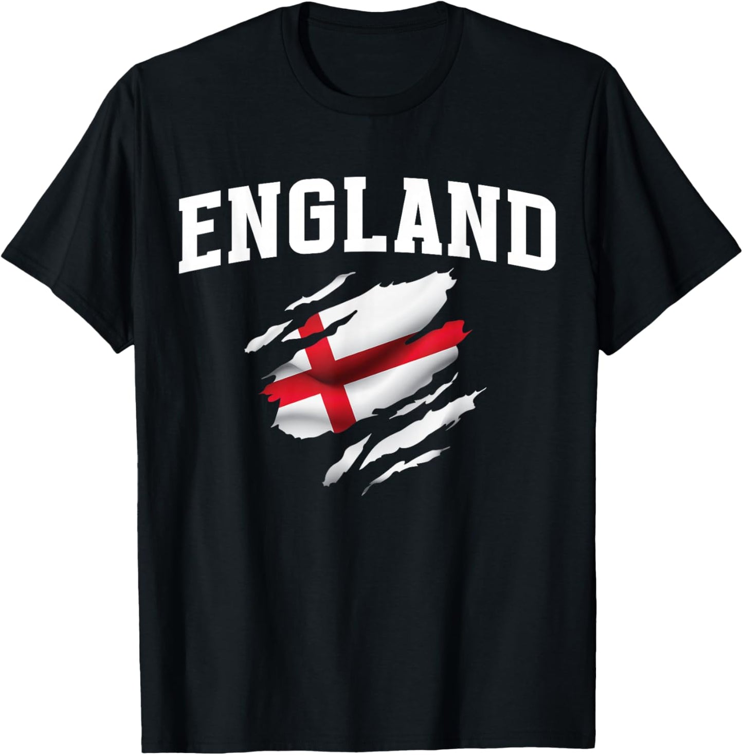 England Flag Men Women Kids T-Shirt - T-Shirt | Black