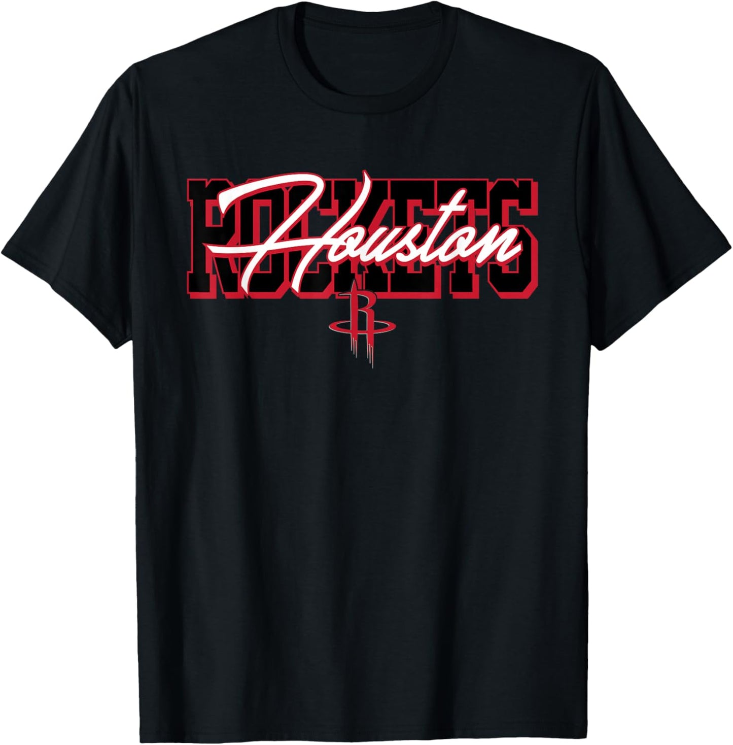 Script de blockletter pour NBA - Houston Rockets T-Shirt - T-Shirt | Black