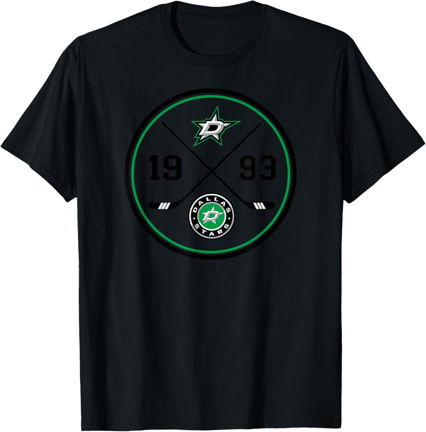 Dallas Stars Prize White Officially Licensed T-Shirt - T-Shirt | Black