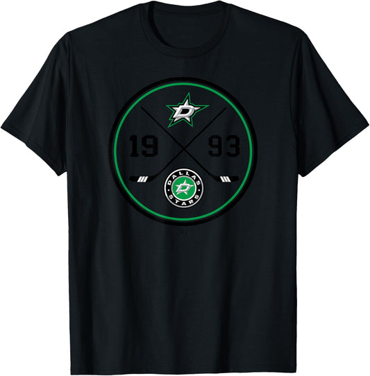 Dallas Stars Prize White Officially Licensed T-Shirt - T-Shirt | Black