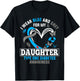 I Wear Blue & Gray For My Daughter Type One Diabetes T-Shirt - T-Shirt | Black