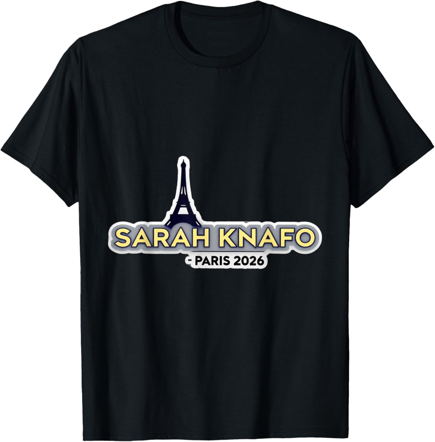 Sarah Knafo - Paris 2026 T-Shirt - T-Shirt | Black