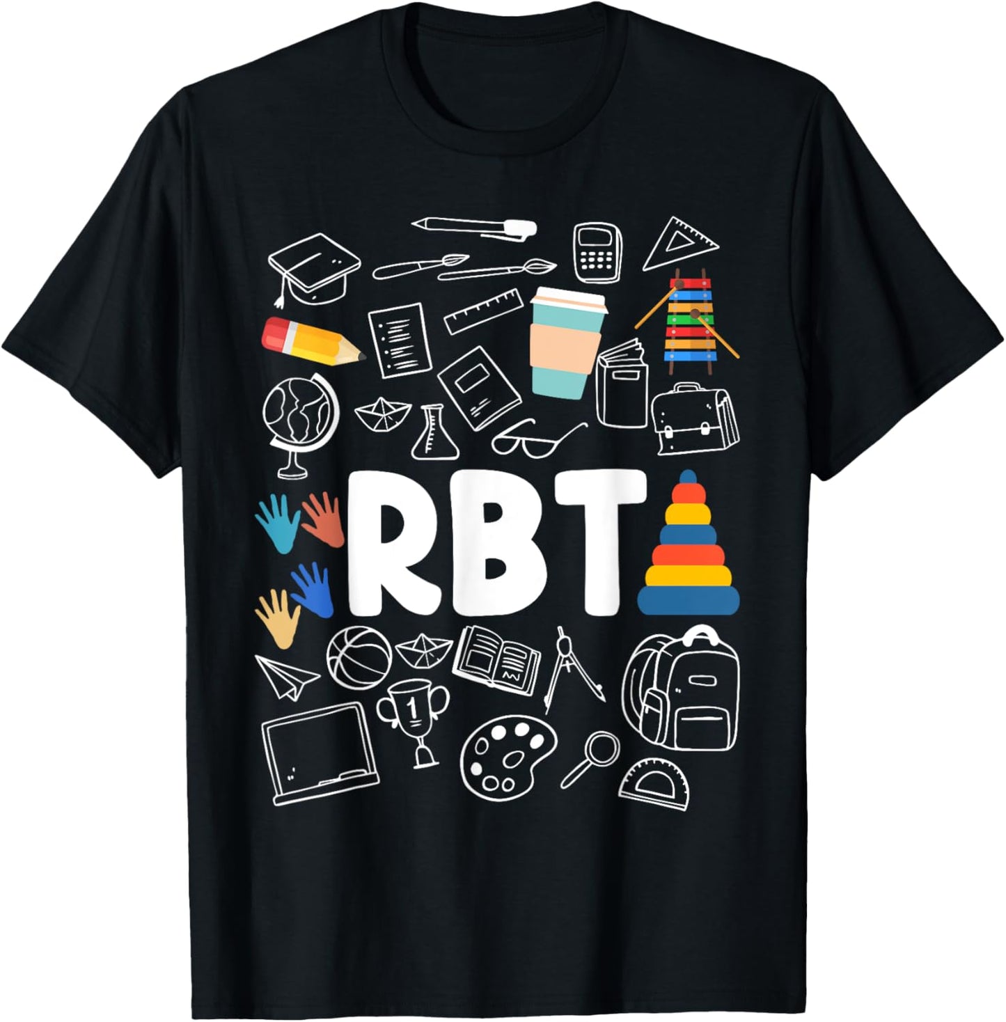 Registered Behavior Technician RBT Behavioral Therapist T-Shirt - T-Shirt | Black