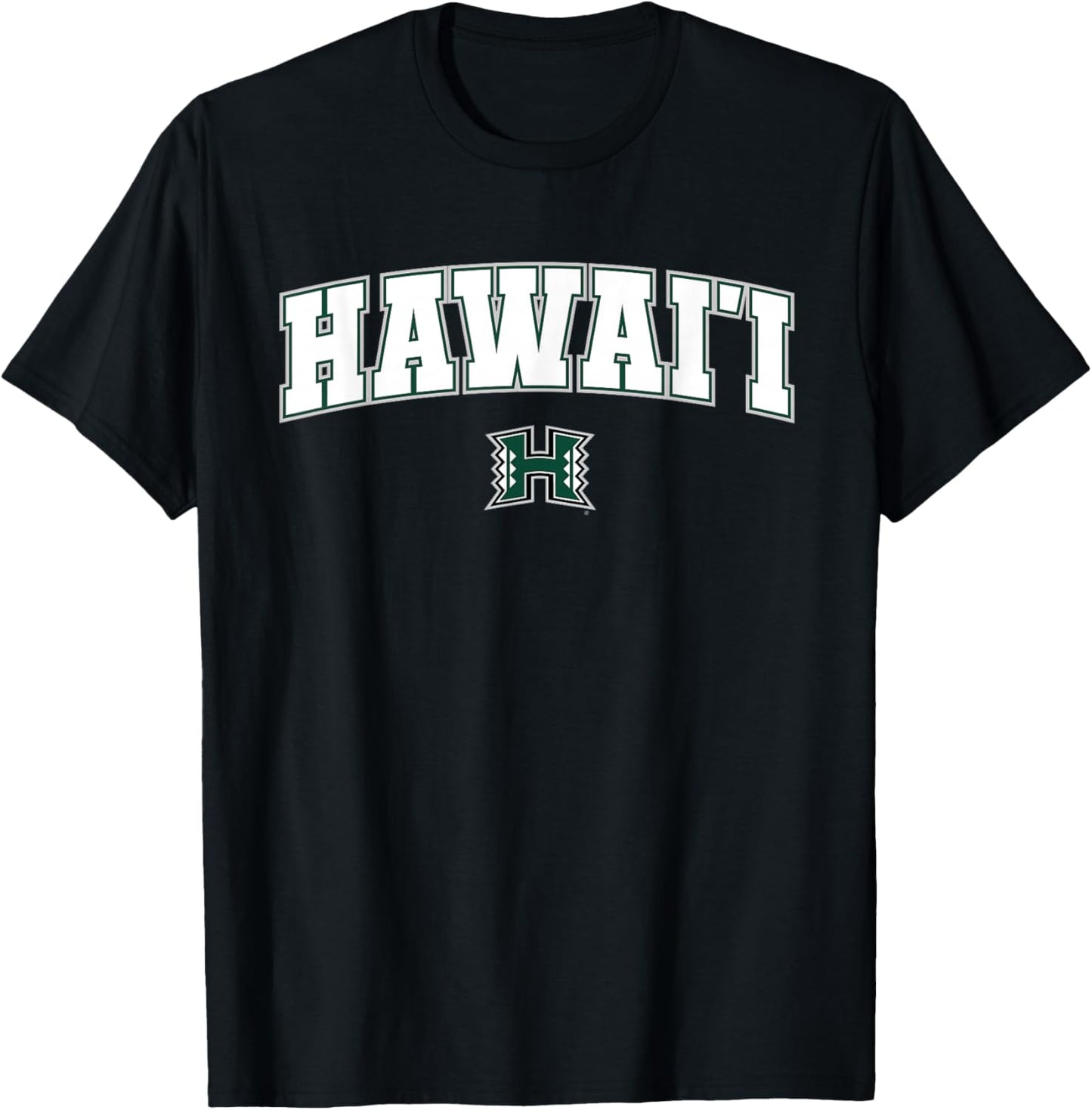 University of Hawaii Rainbow Warriors Arch Logo T-Shirt - T-Shirt | Black