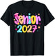 Class of 2027 Senior Coquette Bow 2027 Graduation T-Shirt - T-Shirt | Black