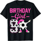 Birthday Girl 9 Years Old Dabbing Soccer 9th Birthday Party T-Shirt - T-Shirt | Black