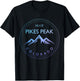 Pikes Peak Colorado Rocky Mountains Climbing Souvenirs T-Shirt - T-Shirt | Black