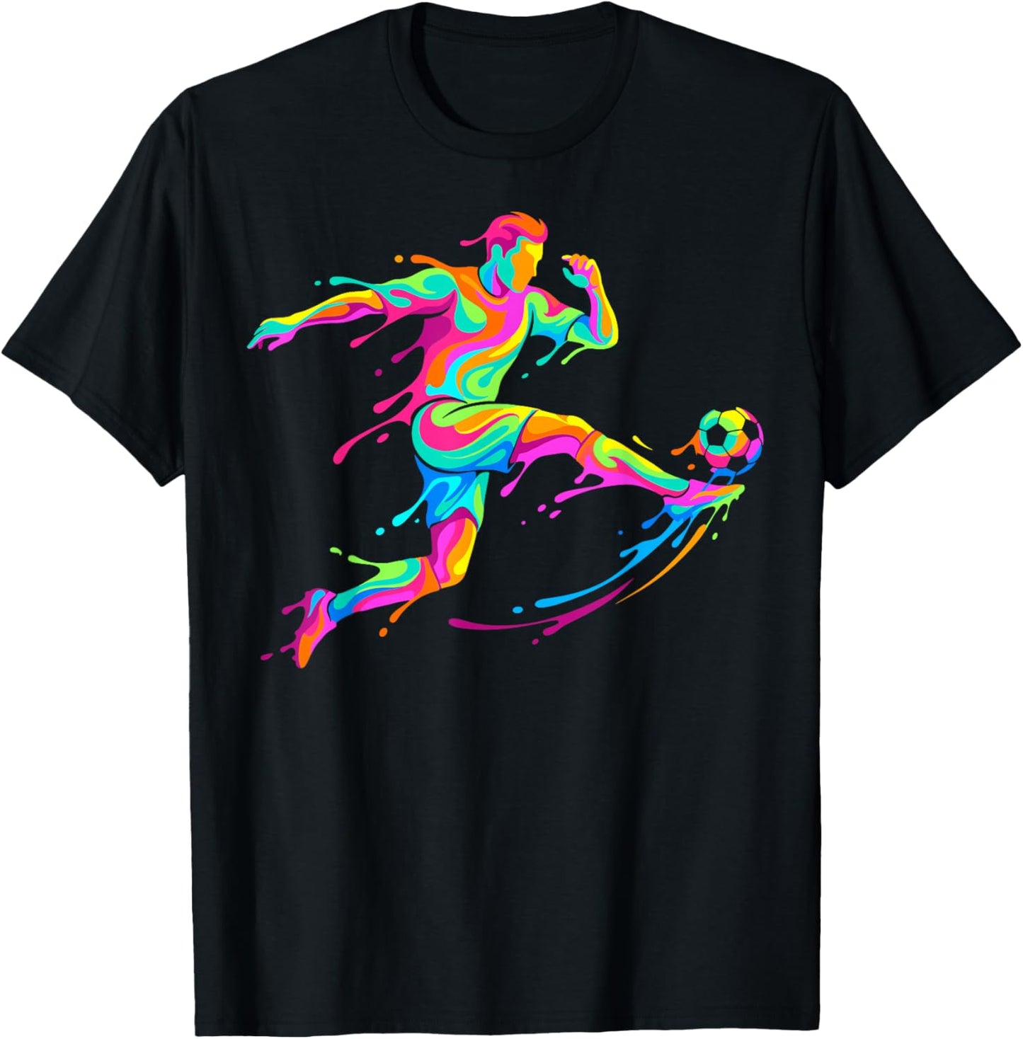 Football Player Man Child Boy Football T-Shirt - T-Shirt | Black