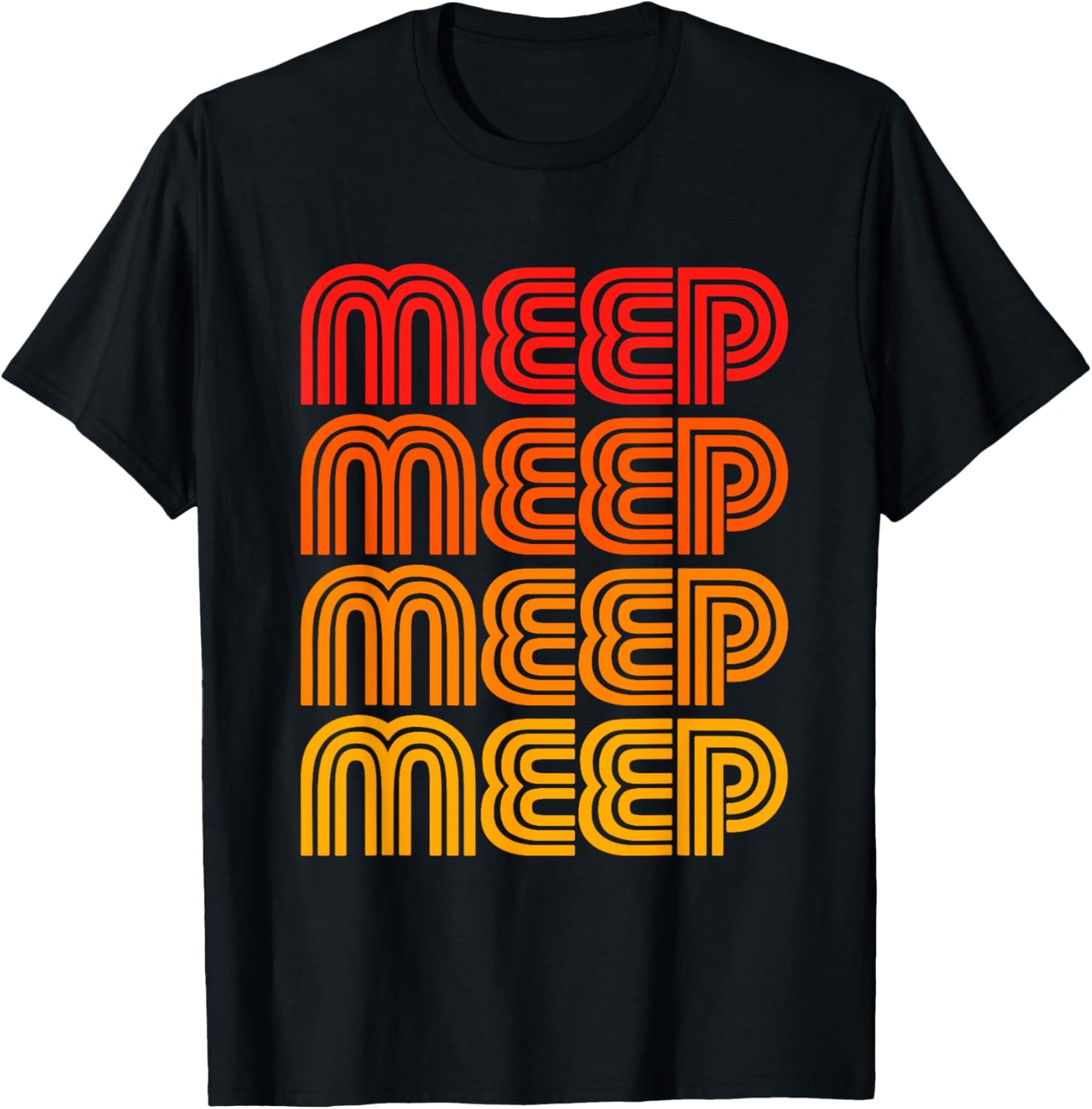Meep Funny Cute Awkward Weird Favorite Word Noise Sound Fan T-Shirt - T-Shirt | Black
