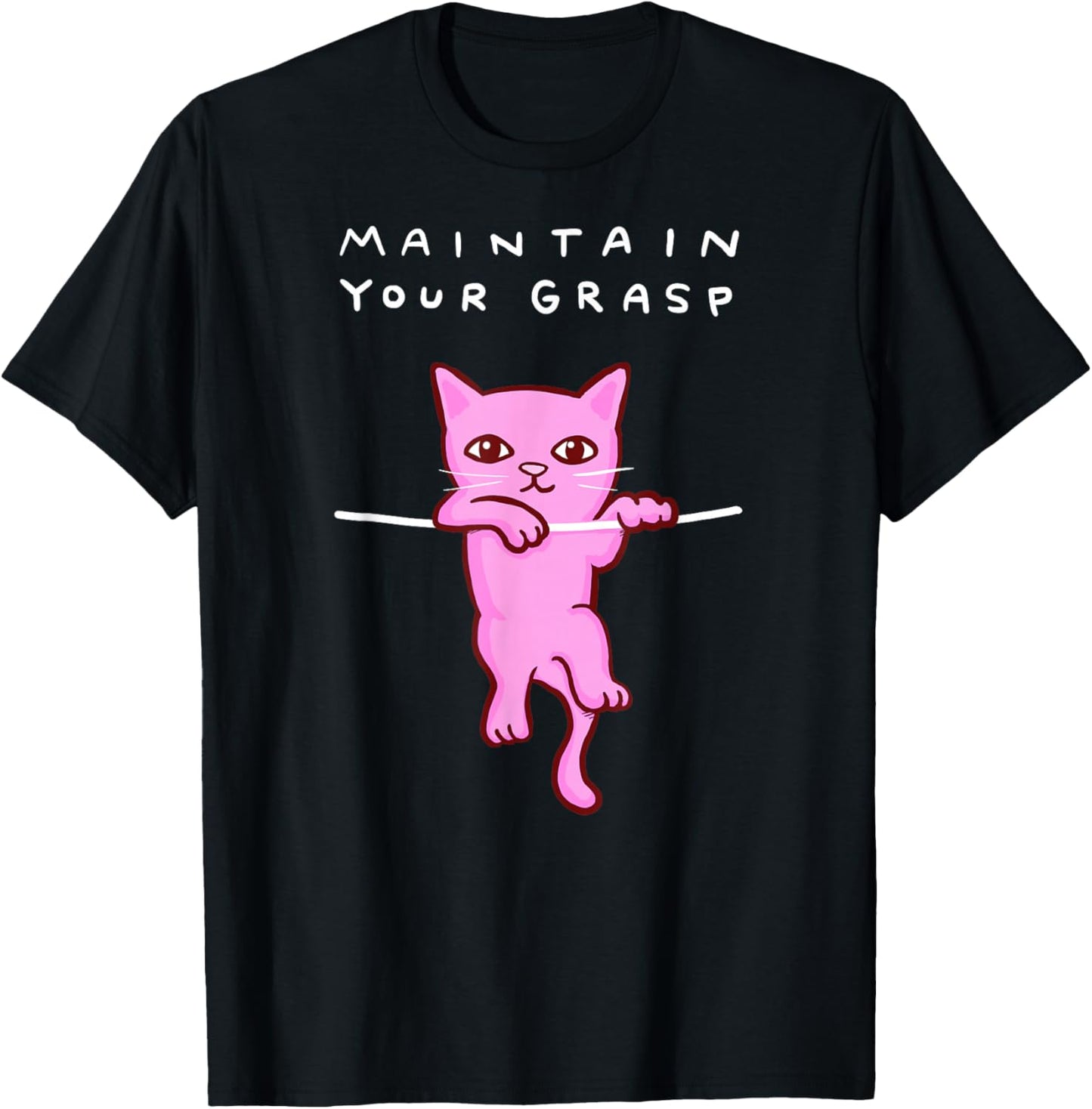 Threadless Nathan W. Pyle Maintain Your Grasp Graphic T-Shirt - T-Shirt | Black