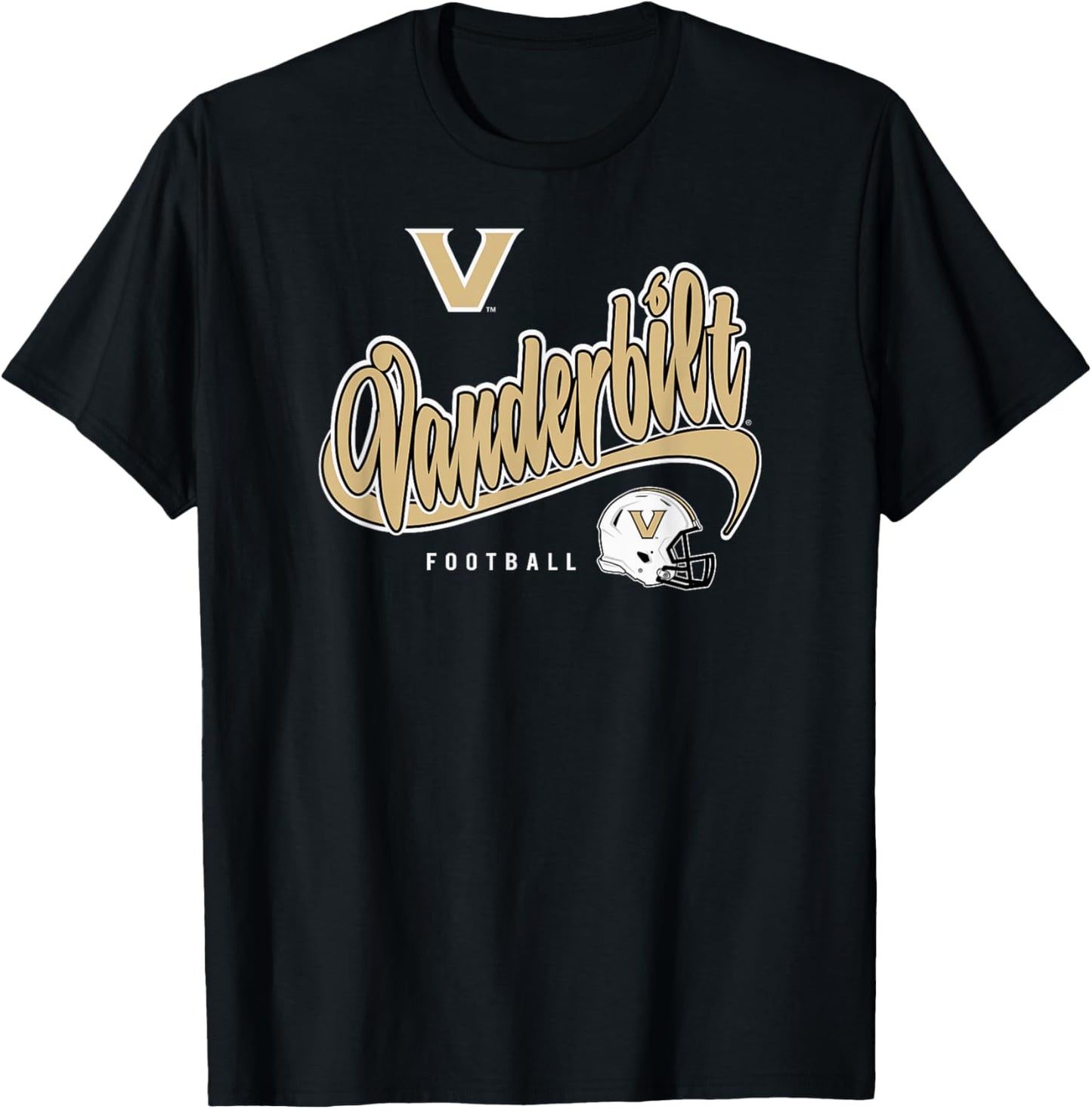 Vanderbilt Commodores Football Goodness Dark Gray T-Shirt - T-Shirt | Black