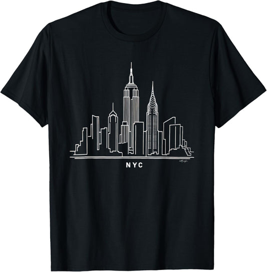 New York Gifts Women NY City Vintage Sport Urban NYC T-Shirt - T-Shirt | Black