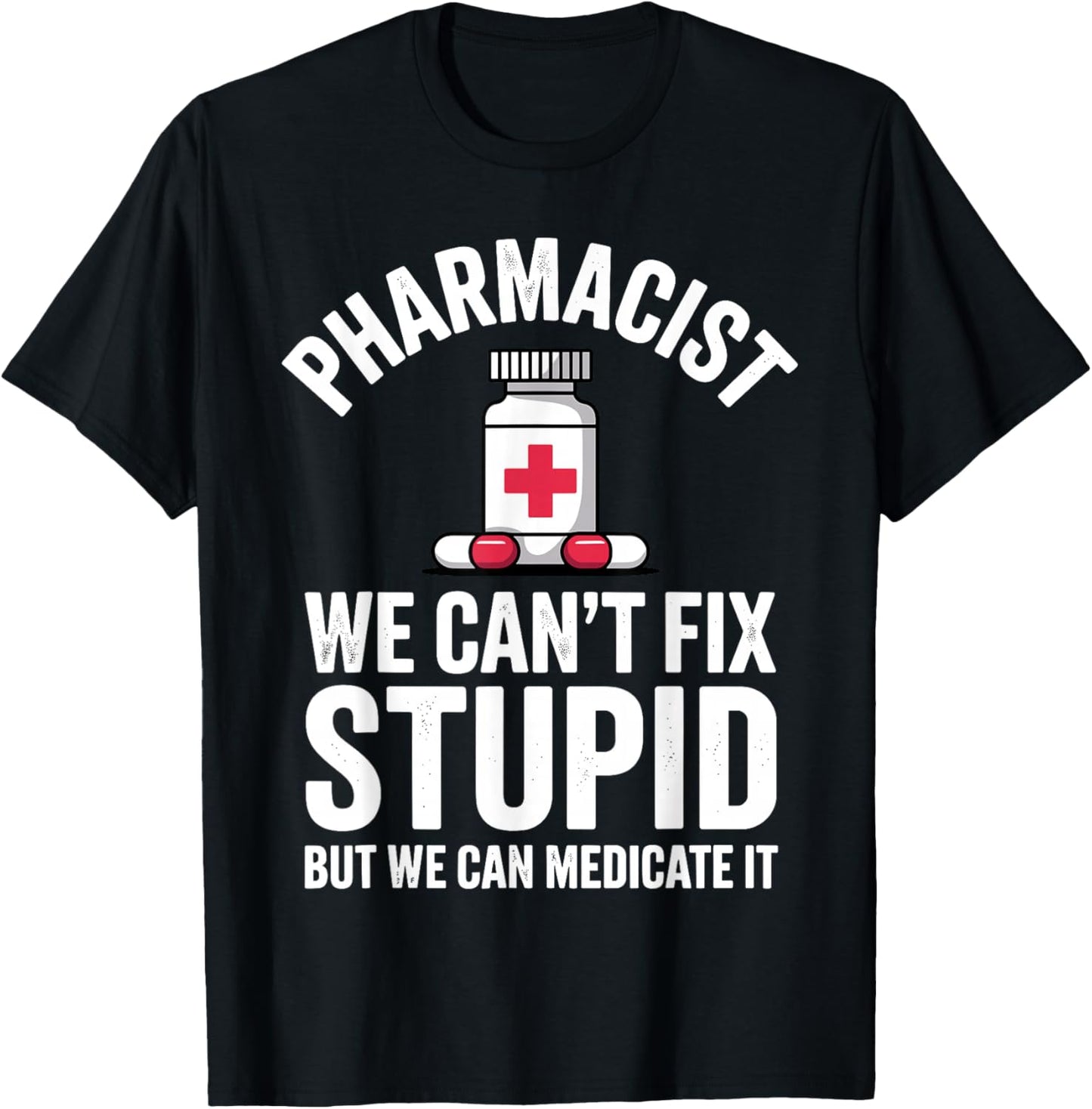 Cute Pharmacist Art Women School Pharmacy Student T-Shirt - T-Shirt | Black