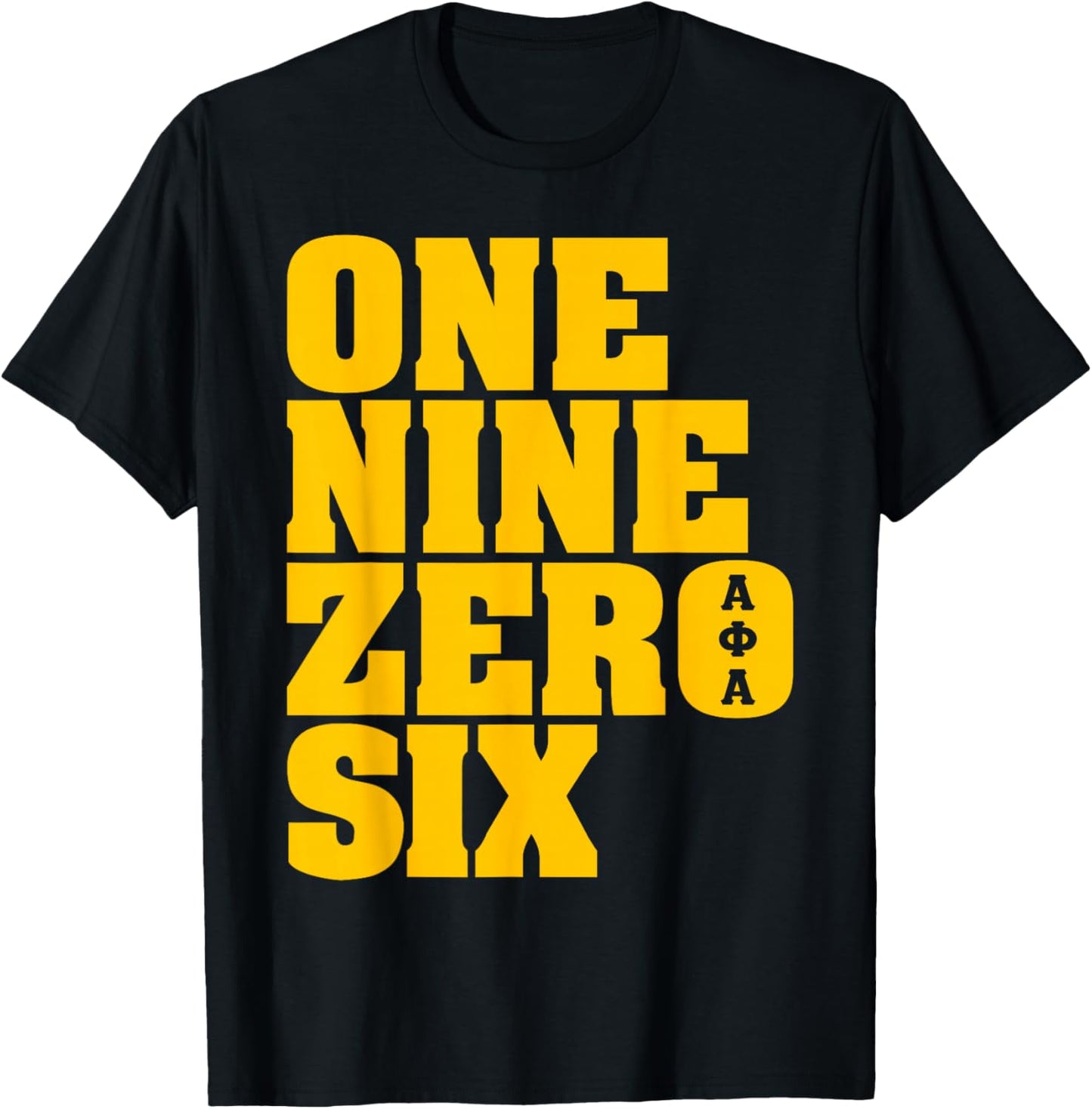 Alpha African 1906 Fraternity T-Shirt - T-Shirt | Black