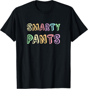 Cute Little Miss SMARTY PANTS High School Graduation Mr 6 7 T-Shirt - T-Shirt | Black