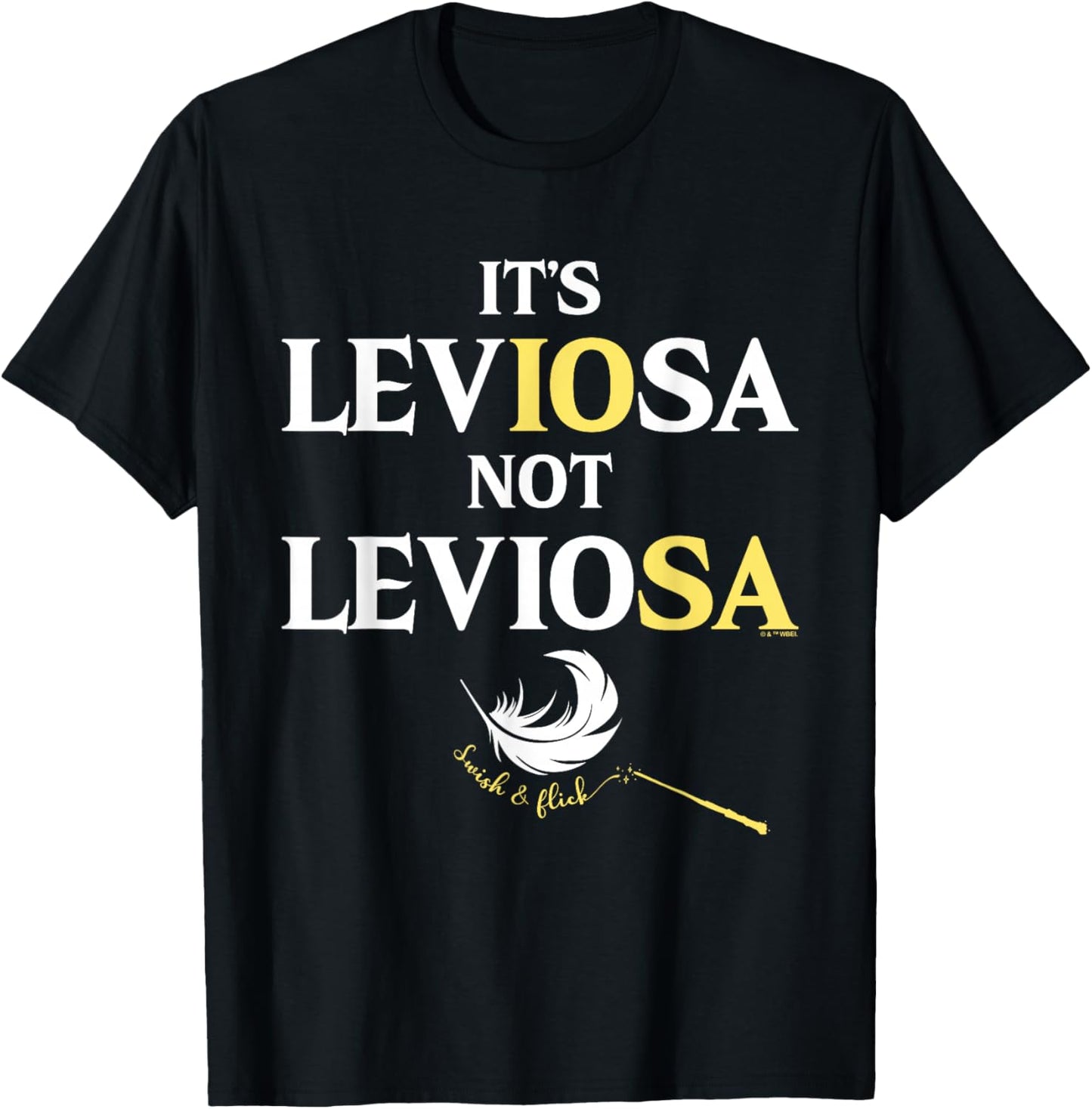 Harry Potter It's LeviOSsa Not Leviosa T-Shirt - T-Shirt | Black