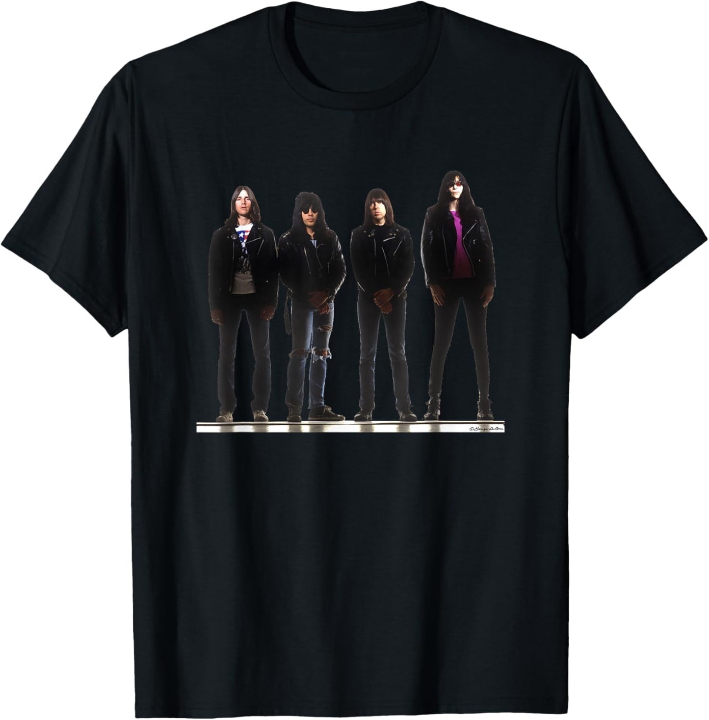 The Ramones Mondo Bizarro Photo by George DuBose T-Shirt - T-Shirt | Black