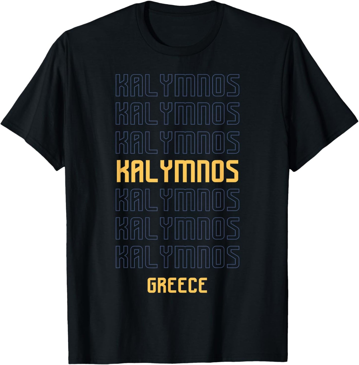 Kalymnos Greece T-Shirt - T-Shirt | Black