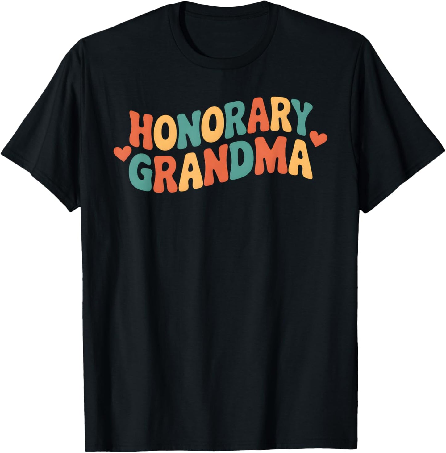 Vintage Honorary Grandma T-Shirt - T-Shirt | Black