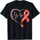 Support Squad Heart Disease Awareness Heartbeat Wear Red T-Shirt - T-Shirt | Black