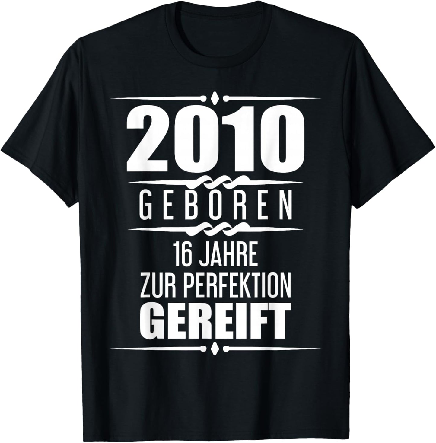 Funny 16 Years Saying Friend Gift 16th Birthday T-Shirt - T-Shirt | Black