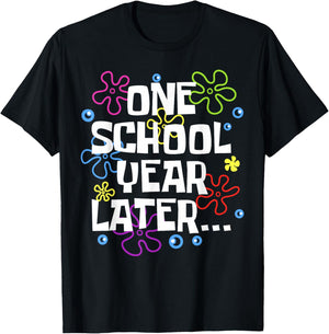One School Year Later Summer Last Day of School Teacher Kids T-Shirt - T-Shirt | Black