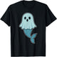 Mermaid Ghost T-Shirt - T-Shirt | Black