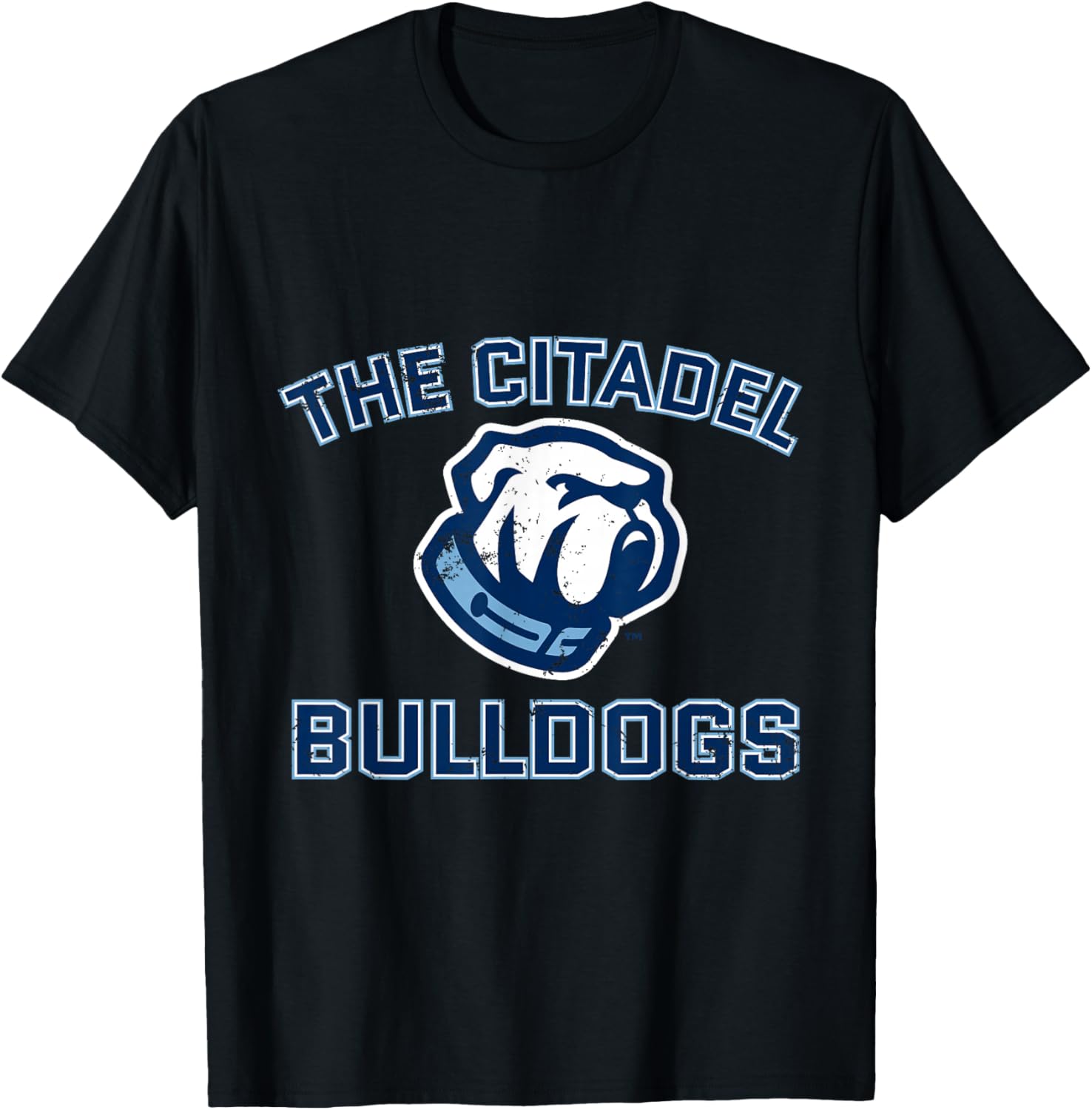 The Citadel Bulldogs | Produit Officiel de la NCAA | TCB1005 T-Shirt - T-Shirt | Black