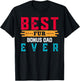Best Fur BONUS DAD Ever Shirt Funny Pet Lover For BONUS DADS T-Shirt - T-Shirt | Black