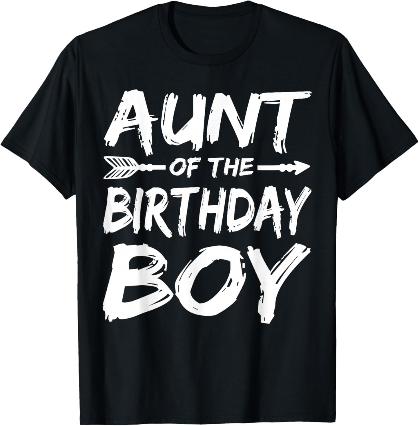 Aunt of The Birthday boy Family Matching Party T-Shirt - T-Shirt | Black