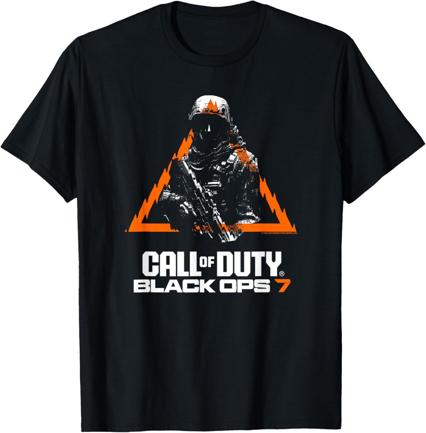 Call of Duty Black Ops 7 Character Icon Video Game T-Shirt - T-Shirt | Black