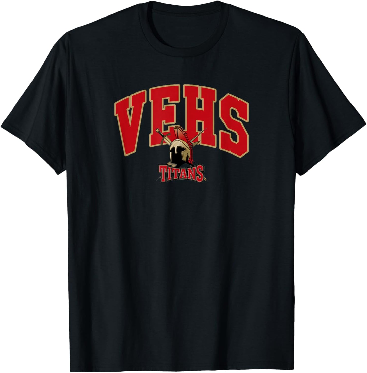 Victoria East High School Titians T-Shirt - T-Shirt | Black