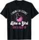 I Know I Do Science Like A Girl - Science Fan Biology Lover T-Shirt - T-Shirt | Black