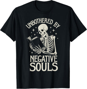 Unbothered By Negative Souls T-Shirt - T-Shirt | Black