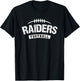 Raiders Navarre Football Distressed HS T-Shirt - T-Shirt | Black