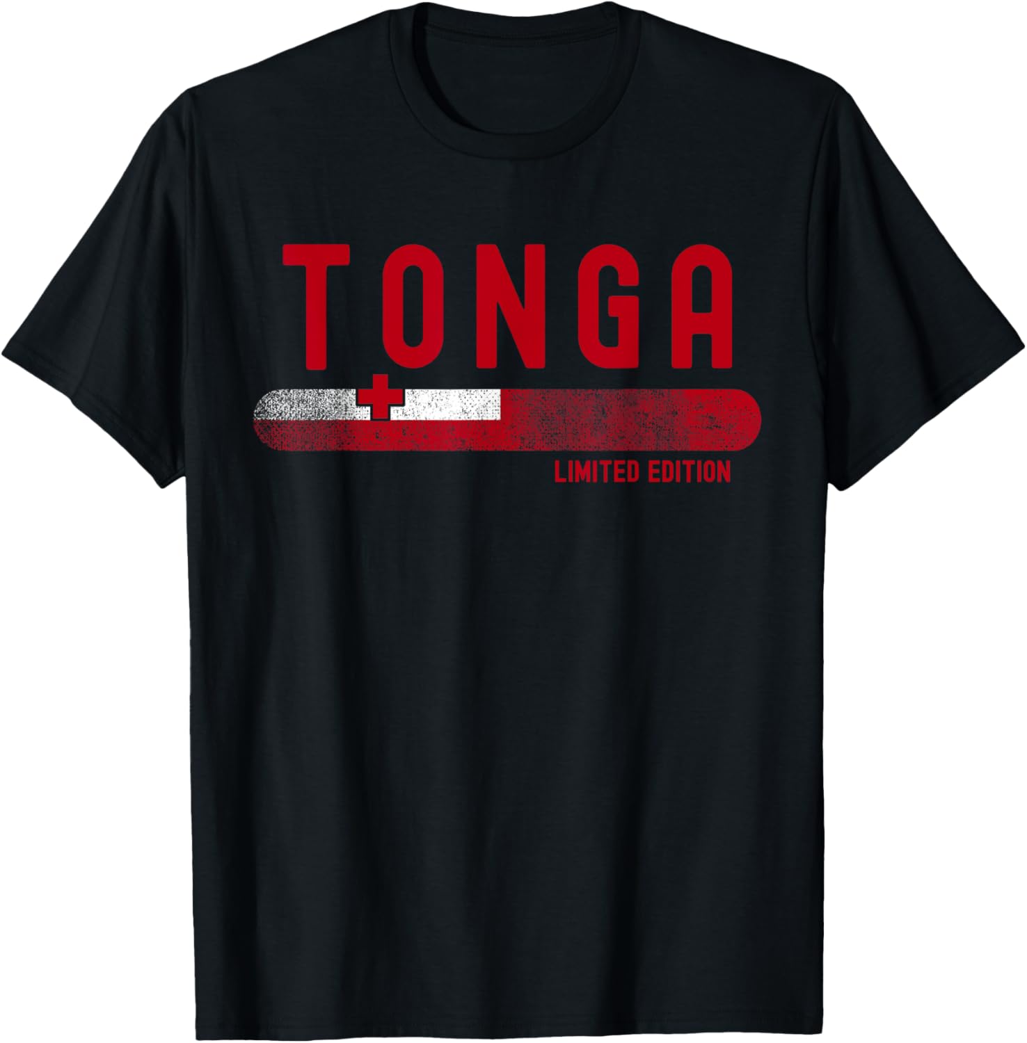 Tonga Flag | Men Women Kids | Patriotic Tongan T-Shirt - T-Shirt | Black
