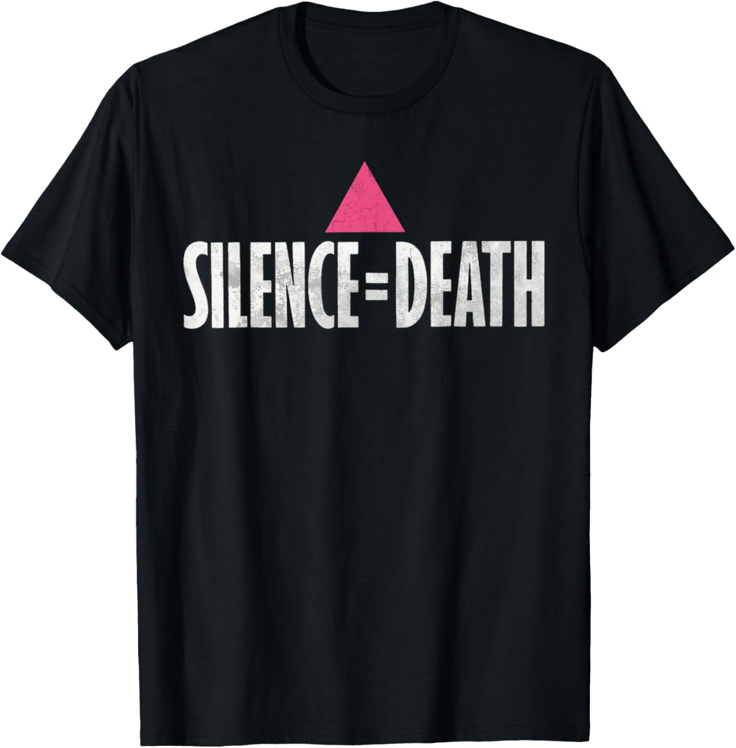 LGBTQ Shirt Men Women Gay Pride Gift Equality Silence Death T-Shirt - T-Shirt | Black