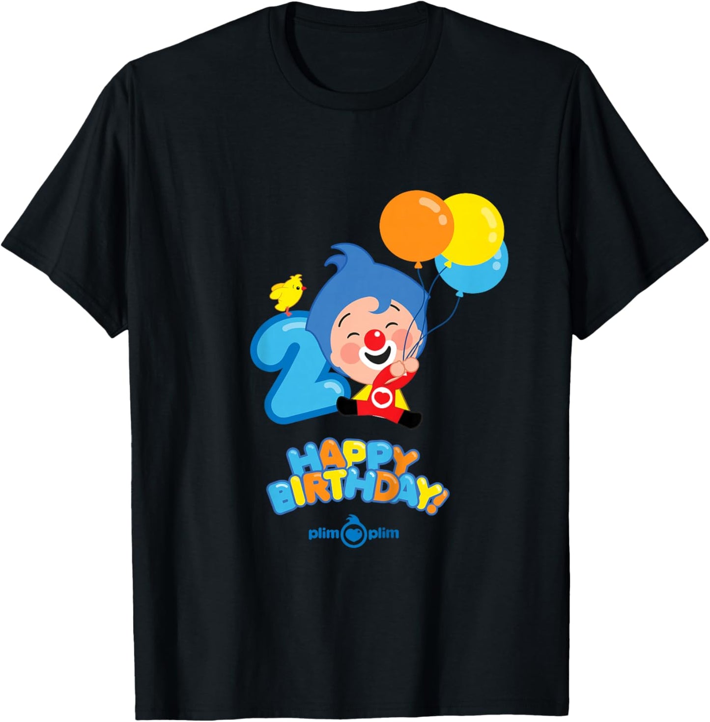 Plim Plim The Kindness Hero - Happy Birthday T-Shirt - T-Shirt | Black