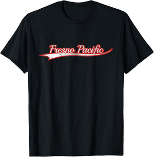 Fresno Pacific California Mennonite Vintage Varsity T-Shirt - T-Shirt | Black