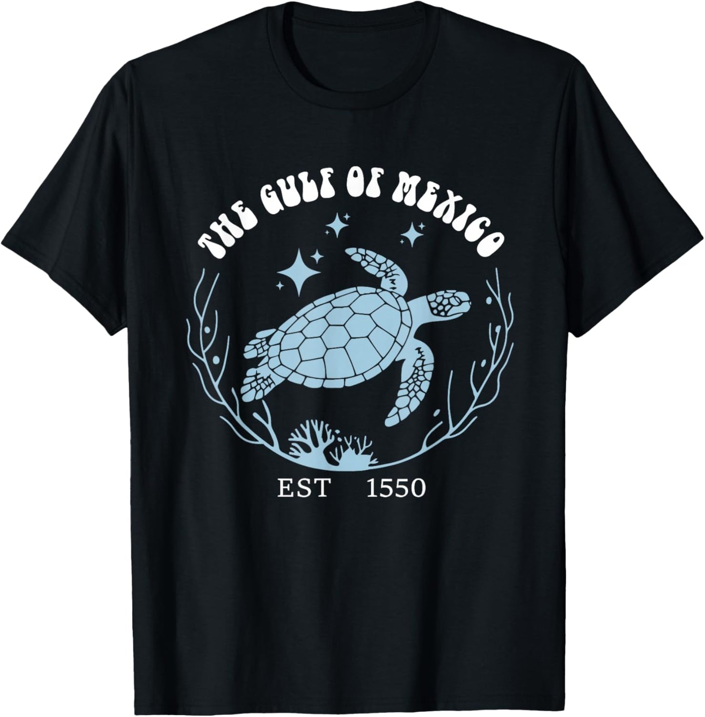 Gulf of Mexico Turtle T-Shirt - T-Shirt | Black